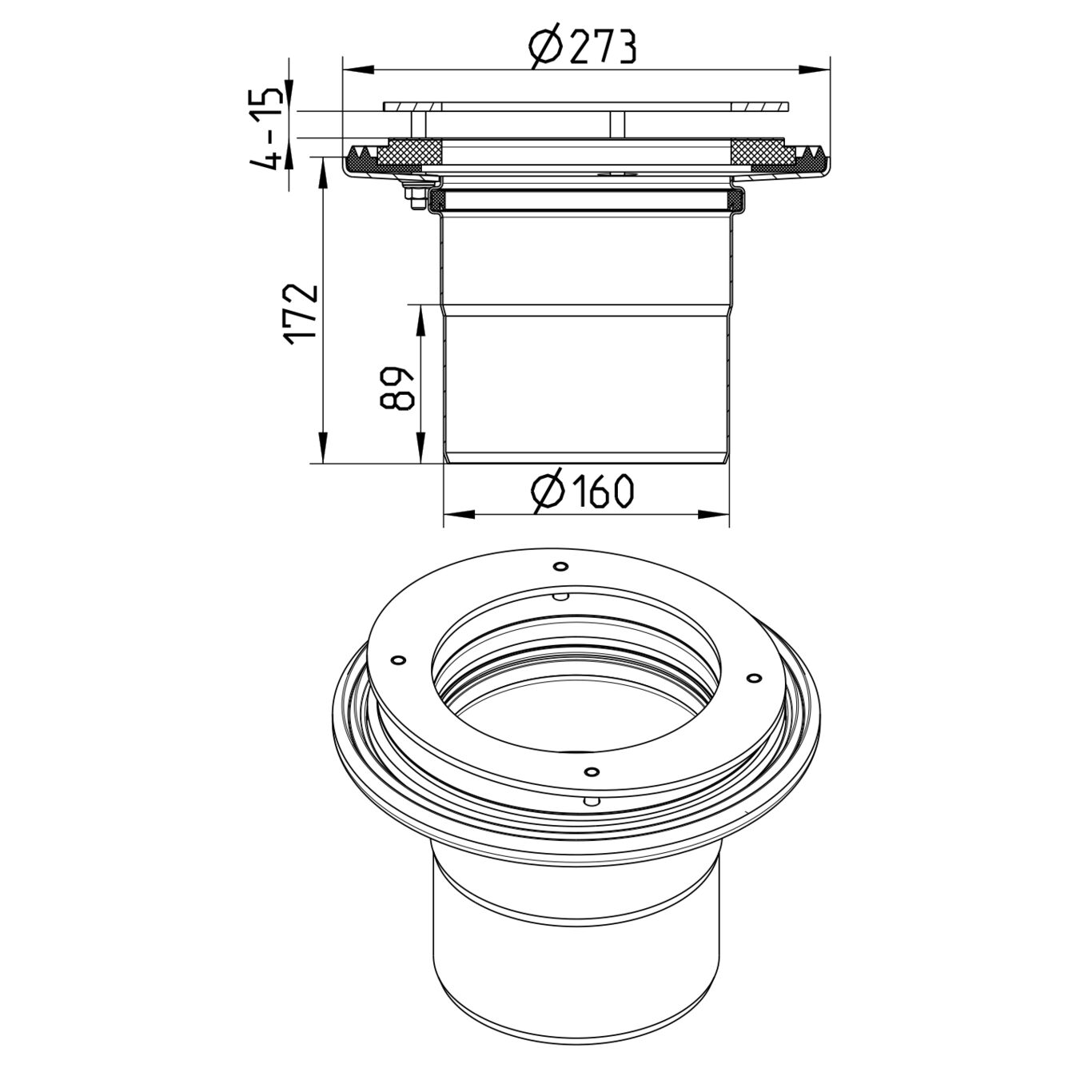 Line drawing of a penetration from the series Penetration-no welding.