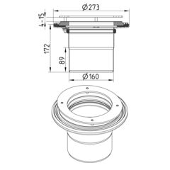 Line drawing of a penetration from the series Penetration-no welding.