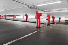Svartmunken Parking house channel and pipes