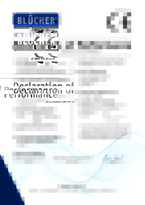 Declaration of Conformity - Drainage channels for vehicular and pedestrian areas in accordance with EN 1433