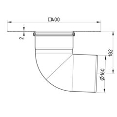 Line drawing of a lower part from the series Lower part-bitumen.