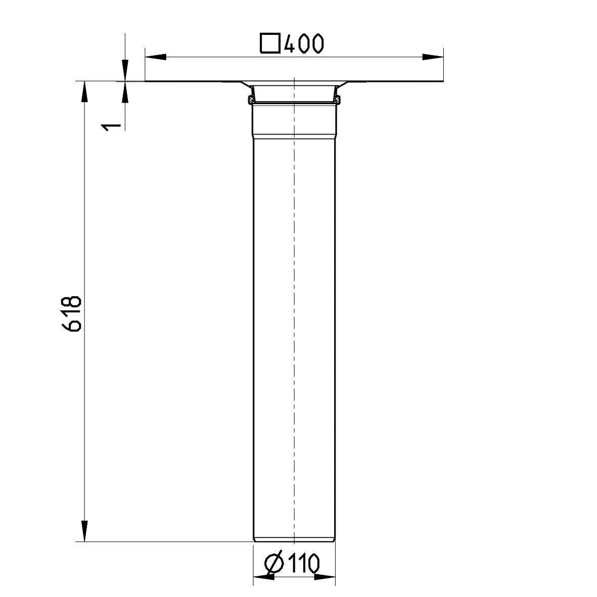 Line drawing of a lower part from the series Lower part-bitumen.