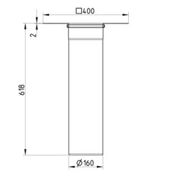 Line drawing of a lower part from the series Lower part-bitumen.